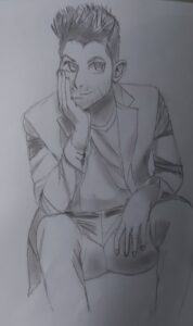 Dessin de Tom Holland