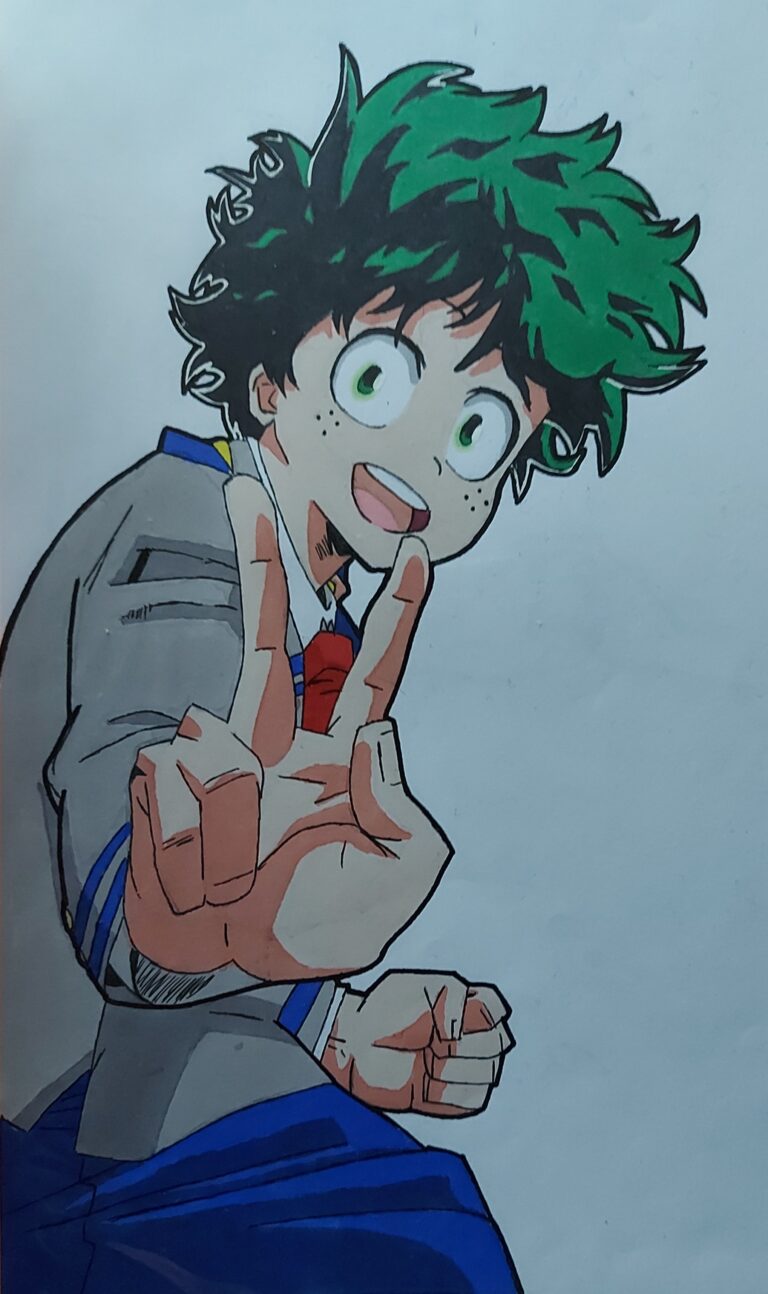 Izuku du manga My Hero Academia