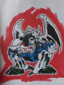 Le dragon crâne noir du manga Yu-Gi-Oh