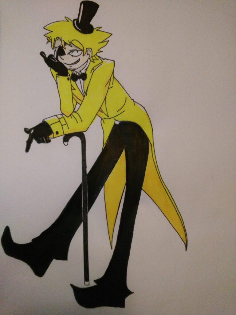 Repésentation de Bill Cipher des Mystères de Gravity Fall